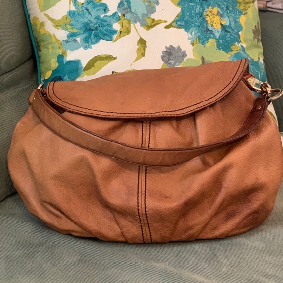 LOFT Handbags - Loft Leather Tan Shoulder Bag